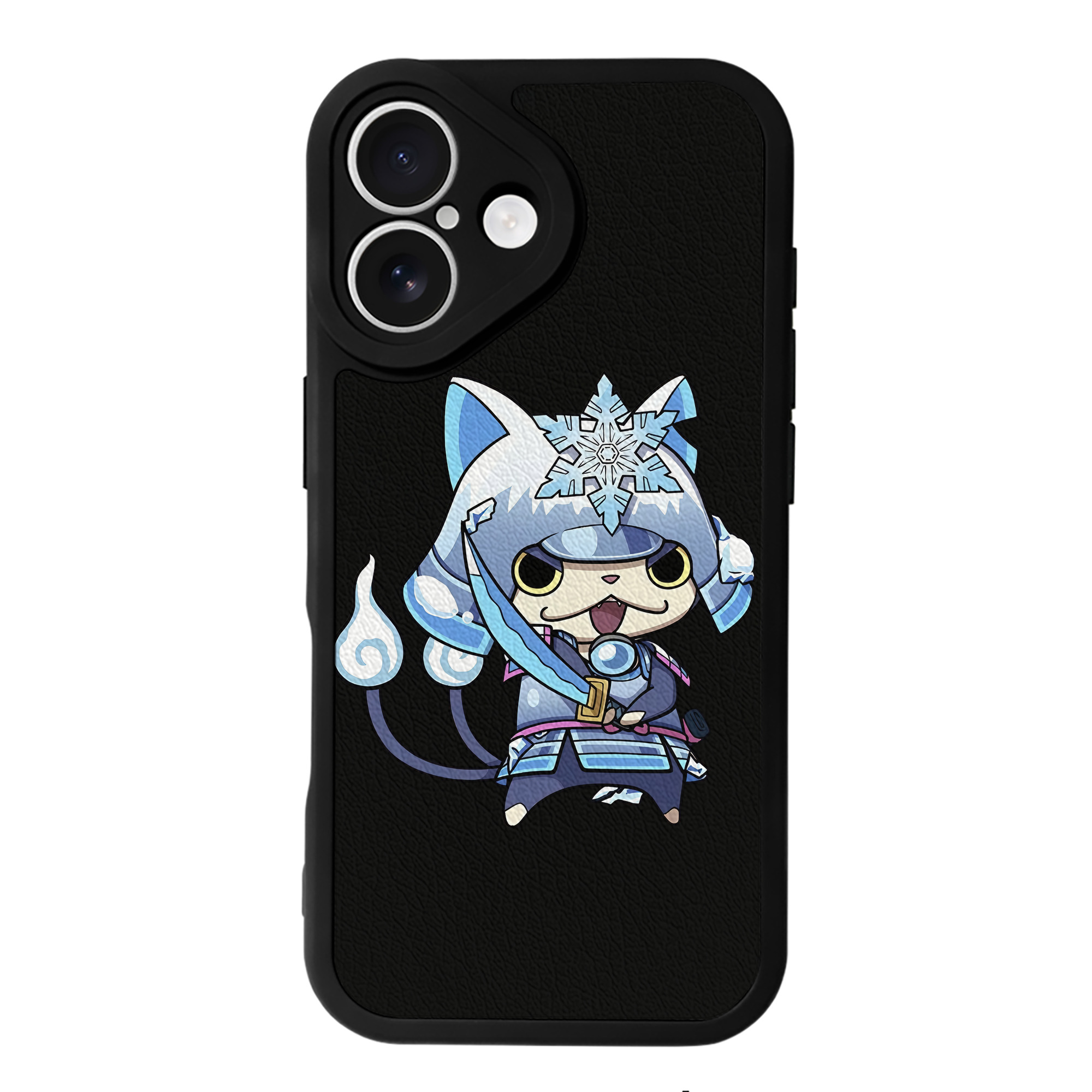 （画像用） 妖怪ウォッチ Yo-kai Watch 【iPhone 16シリーズ対応】シリコンスマホケース（レザー調） 材質：シリコン